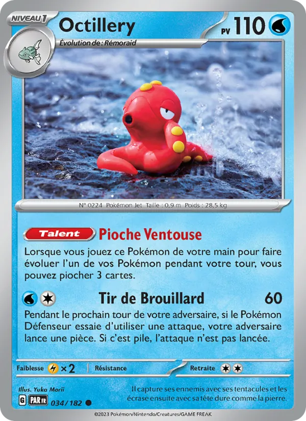 Carte Octillery 034/182 – Faille Paradoxe