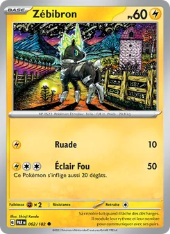 Carte Zébibron 062/182 – Faille Paradoxe