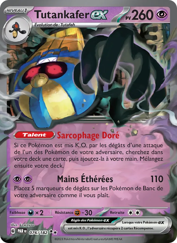Carte Tutankafer-ex 076/182 – Faille Paradoxe