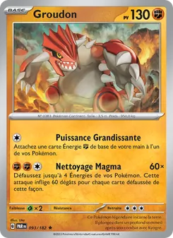 Carte Groudon 093/182 – Faille Paradoxe