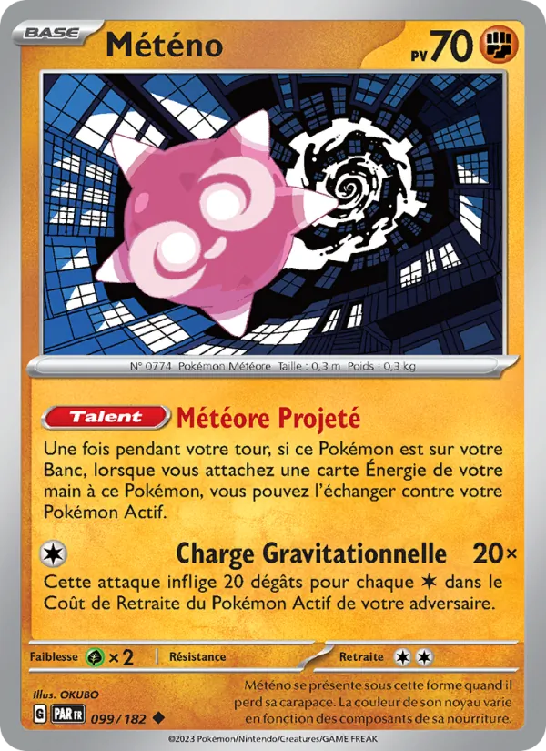 Carte Météno 099/182 – Faille Paradoxe