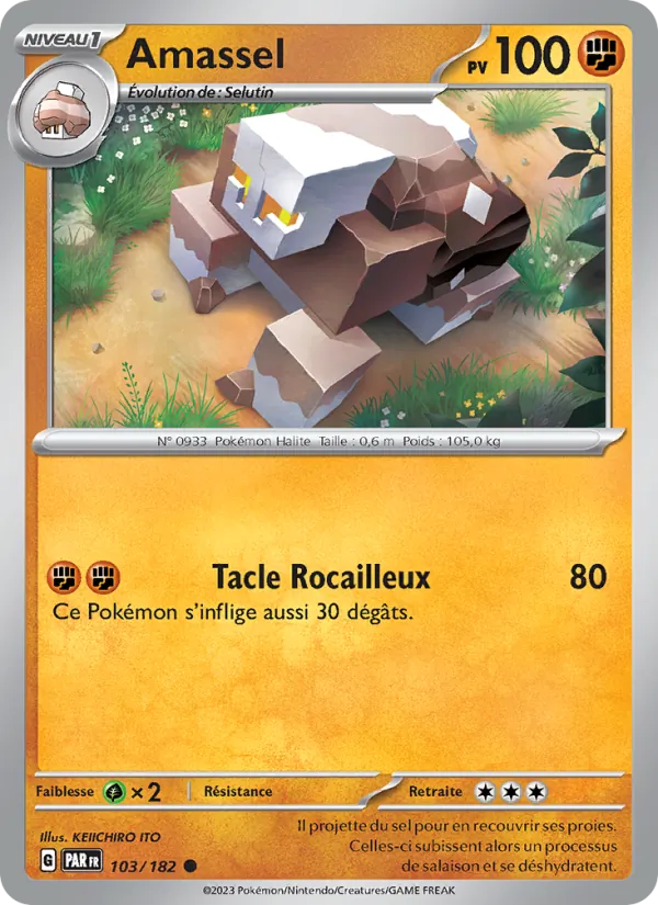 Carte Amassel 103/182 – Faille Paradoxe