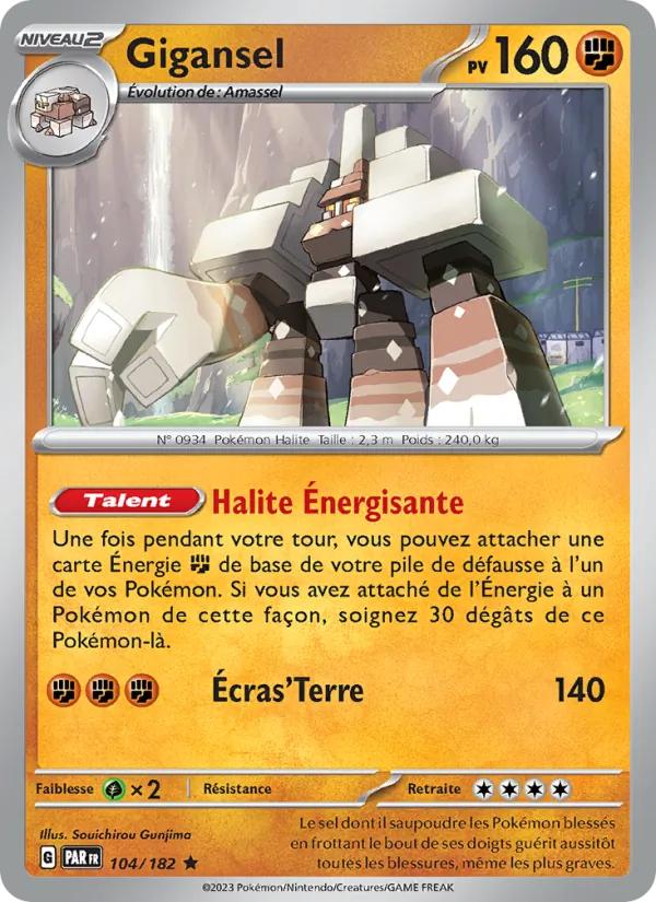 Carte Gigansel 104/182 – Faille Paradoxe