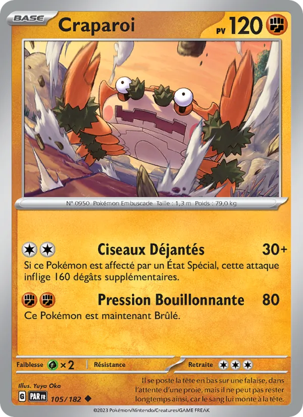 Carte Craparoi 105/182 – Faille Paradoxe