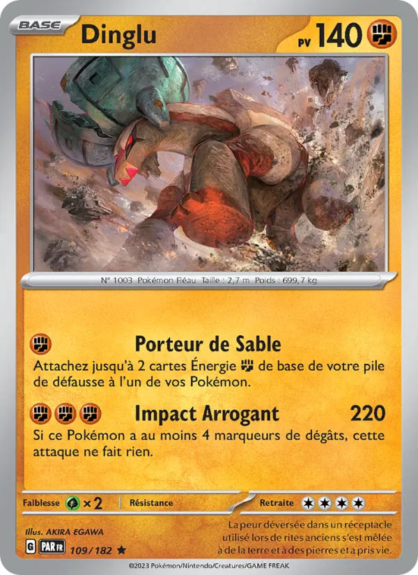 Carte Dinglu 109/182 – Faille Paradoxe