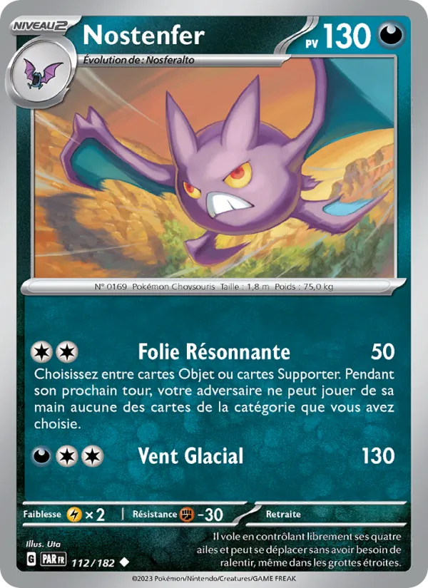Carte Nostenfer 112/182 – Faille Paradoxe