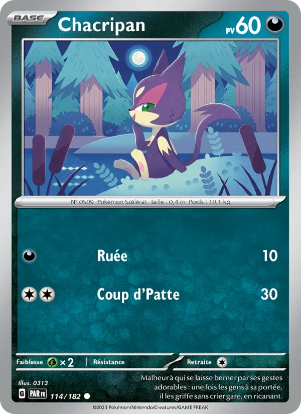 Carte Chacripan 114/182 – Faille Paradoxe
