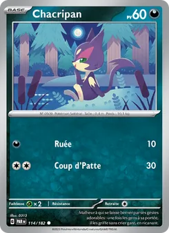 Carte Chacripan 114/182 – Faille Paradoxe