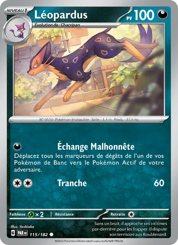 Carte Léopardus 115/182 – Faille Paradoxe