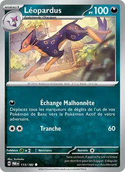 Carte Léopardus 115/182 – Faille Paradoxe