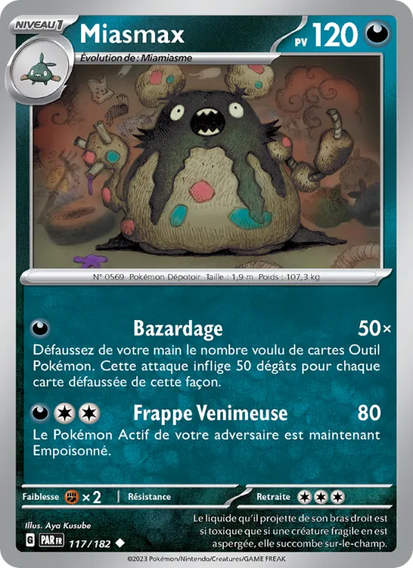 Carte Miasmax 117/182 – Faille Paradoxe