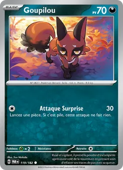 Carte Goupilou 119/182 – Faille Paradoxe
