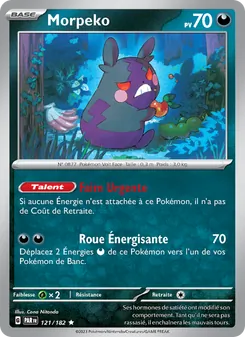 Carte Morpeko 121/182 – Faille Paradoxe