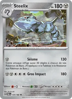 Carte Steelix 125/182 – Faille Paradoxe