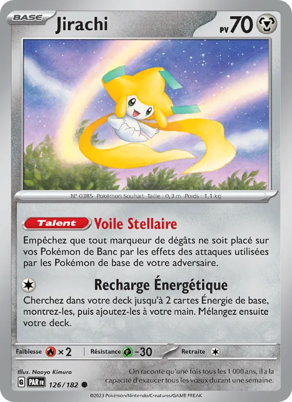 Carte Jirachi 126/182 – Faille Paradoxe