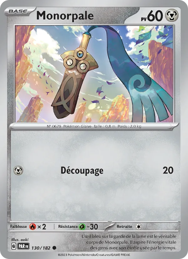 Carte Monorpale 130/182 – Faille Paradoxe
