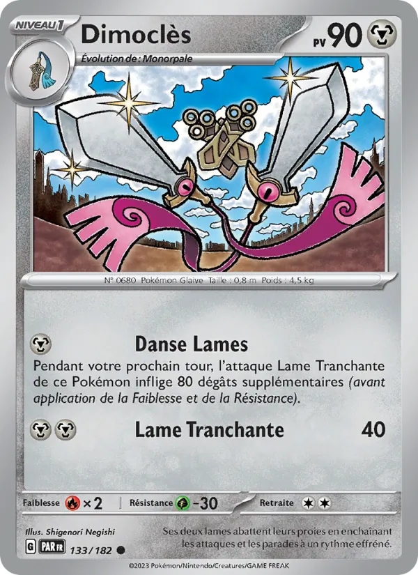 Carte Dimoclès 133/182 – Faille Paradoxe