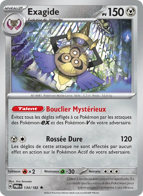 Carte Exagide 134/182 – Faille Paradoxe