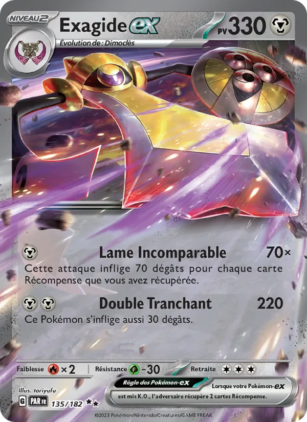 Carte Exagide-ex 135/182 – Faille Paradoxe