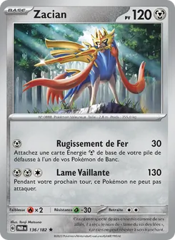 Carte Zacian 136/182 – Faille Paradoxe