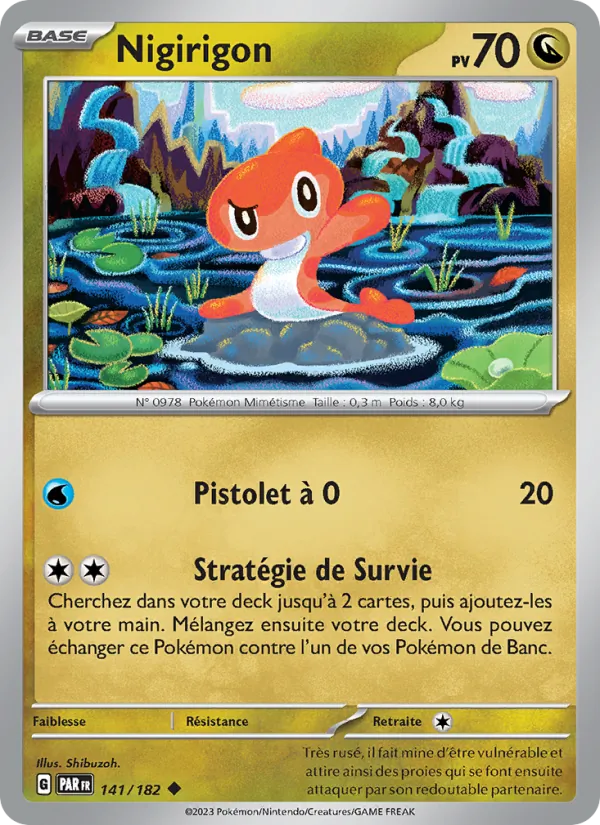 Carte Nigirigon 141/182 – Faille Paradoxe