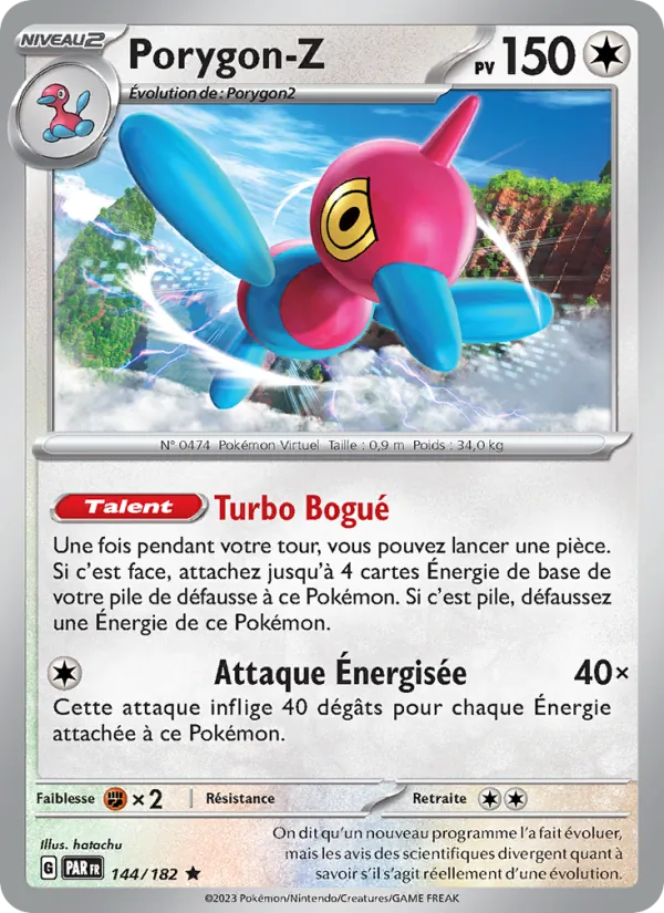 Carte Porygon-Z 144/182 – Faille Paradoxe