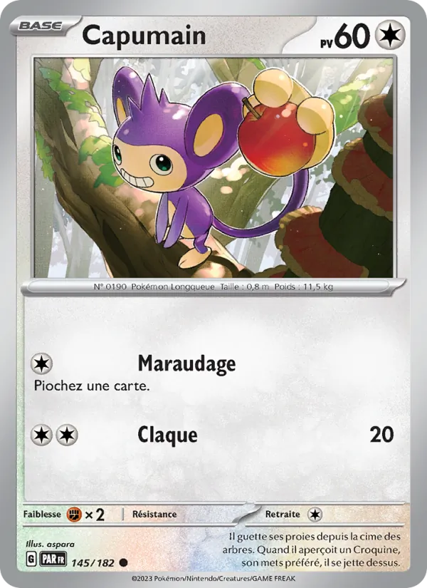 Carte Capumain 145/182 – Faille Paradoxe