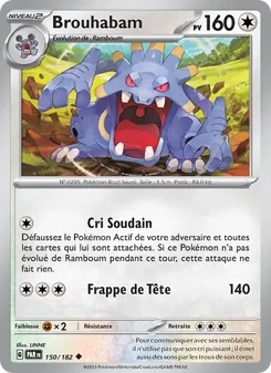 Carte Brouhabam 150/182 – Faille Paradoxe
