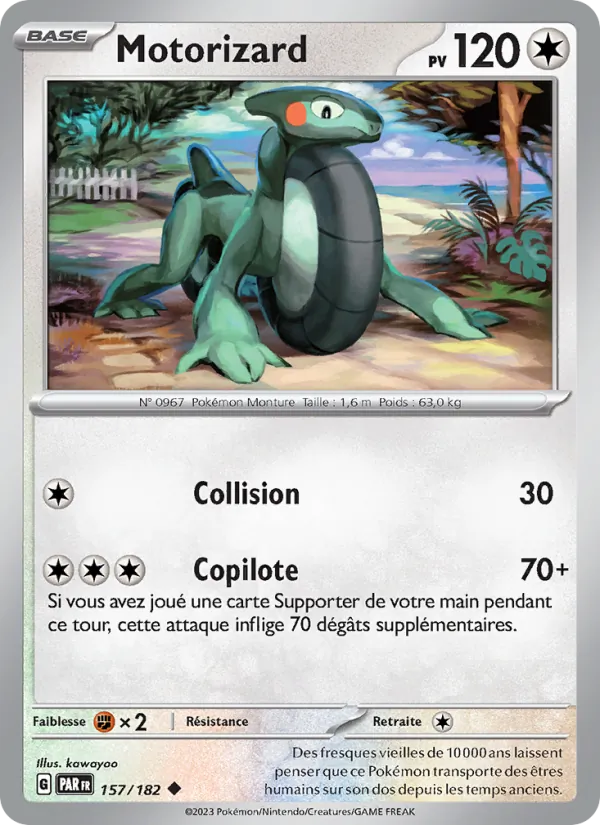 Carte Motorizard 157/182 – Faille Paradoxe