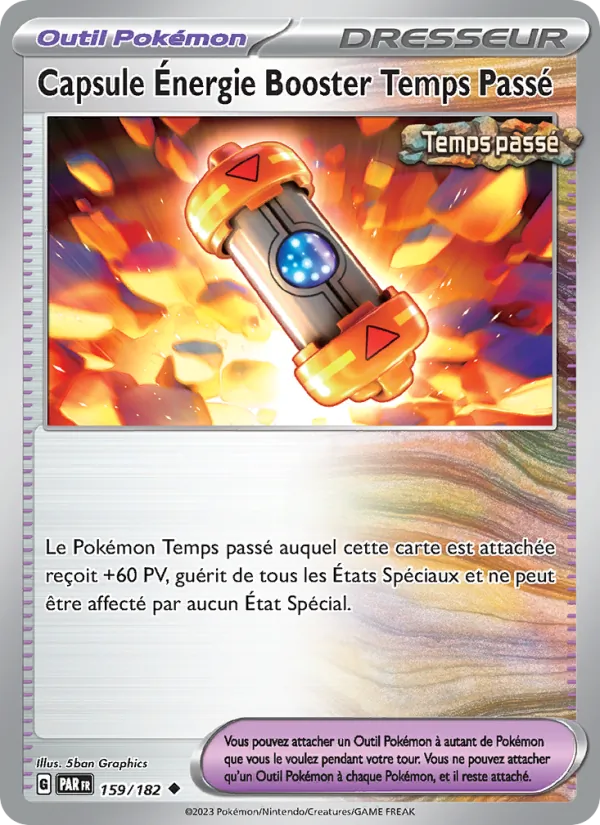 Carte Capsule Énergie Booster Temps Passé 159/182 – Faille Paradoxe
