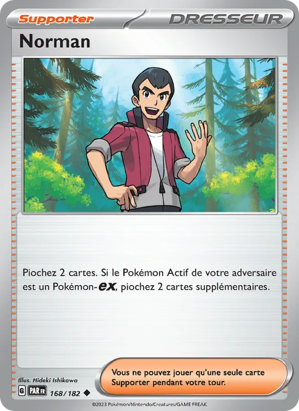 Carte Norman 168/182 – Faille Paradoxe