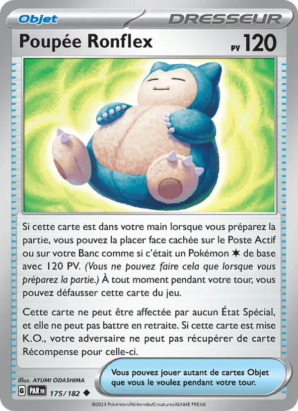 Carte Poupée Ronflex 175/182 – Faille Paradoxe