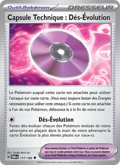 Carte Capsule Technique : Dés-Évolution 177/182 – Faille Paradoxe