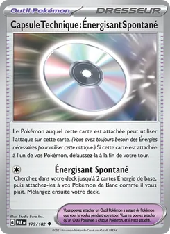 Carte Capsule Technique : Énergisant Spontané 179/182 – Faille Paradoxe