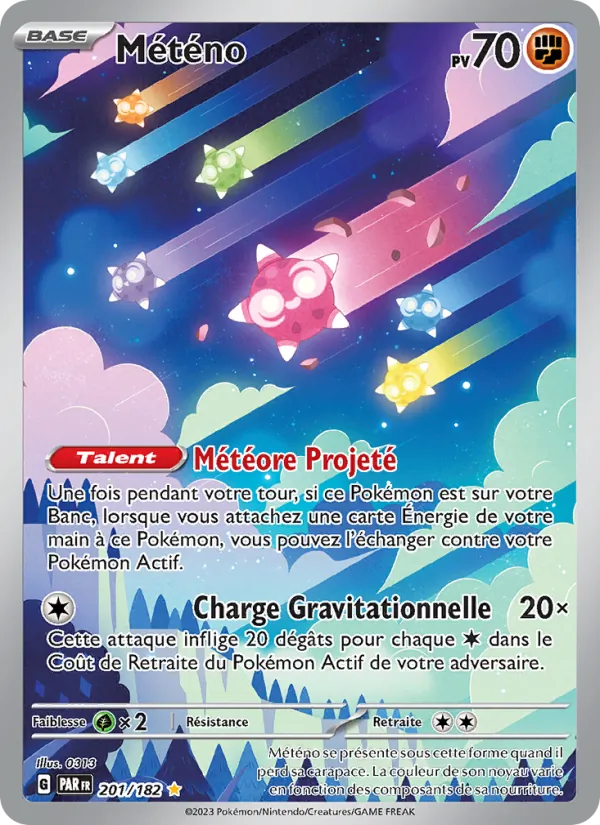 Carte Météno 201/182 – Faille Paradoxe