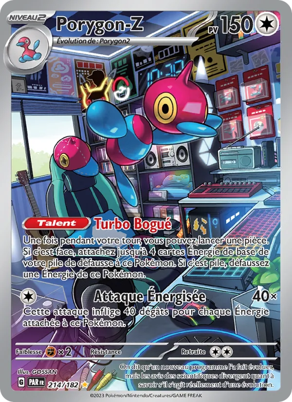 Carte Porygon-Z 214/182 – Faille Paradoxe