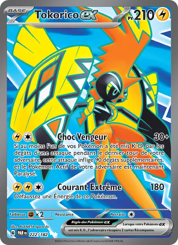 Carte Tokorico-ex 222/182 – Faille Paradoxe