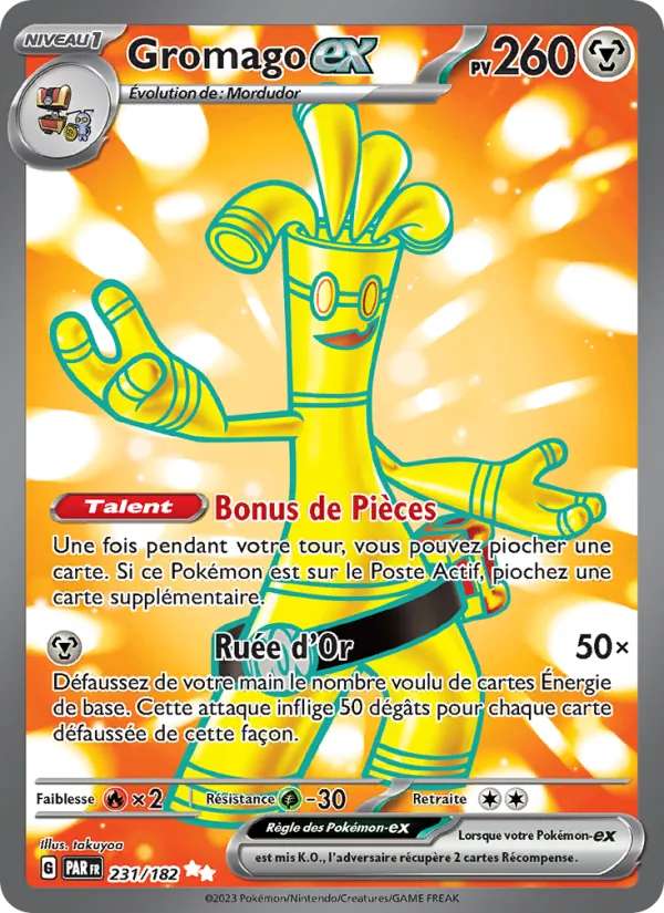 Carte Gromago-ex 231/182 – Faille Paradoxe
