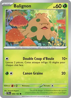 Carte Balignon 006/162 – Forces Temporelles
