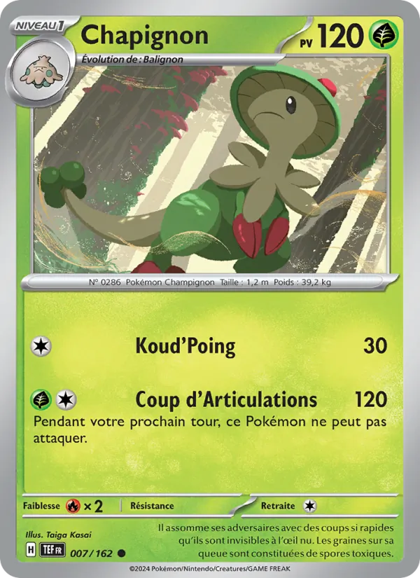 Carte Chapignon 007/162 – Forces Temporelles