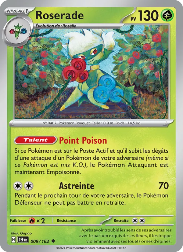 Carte Roserade 009/162 – Forces Temporelles
