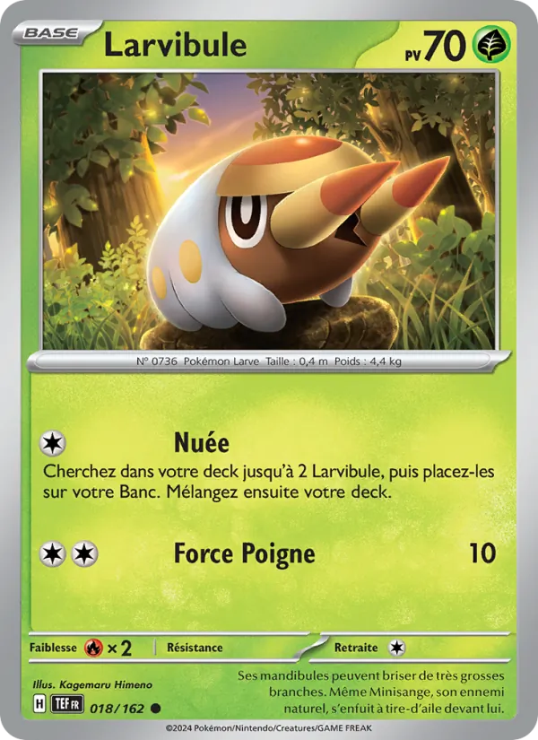 Carte Larvibule 018/162 – Forces Temporelles