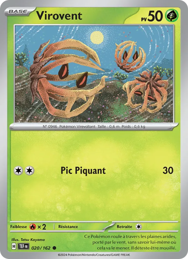 Carte Virovent 020/162 – Forces Temporelles