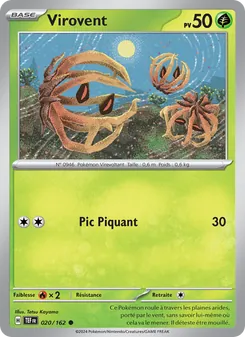 Carte Virovent 020/162 – Forces Temporelles