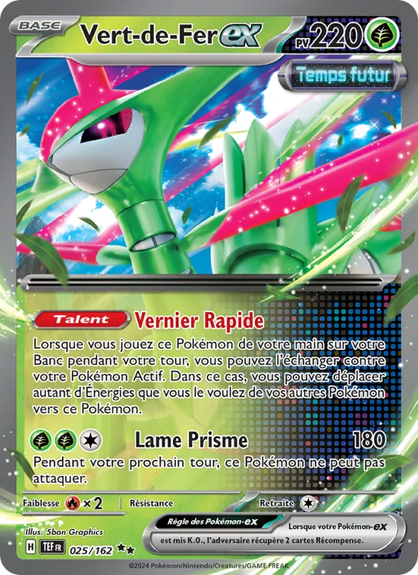 Carte Vert-de-Fer-ex 025/162 – Forces Temporelles