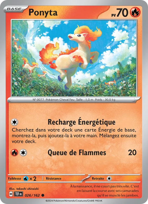 Carte Ponyta 026/162 – Forces Temporelles