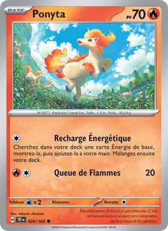 Carte Ponyta 026/162 – Forces Temporelles