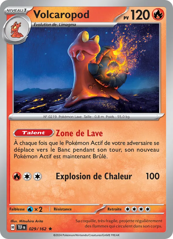 Carte Volcaropod 029/162 – Forces Temporelles