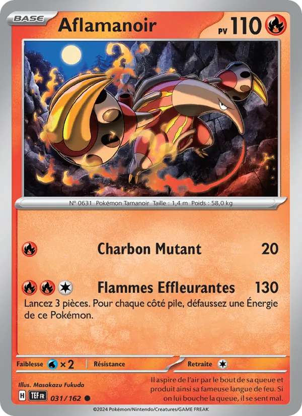 Carte Aflamanoir 031/162 – Forces Temporelles