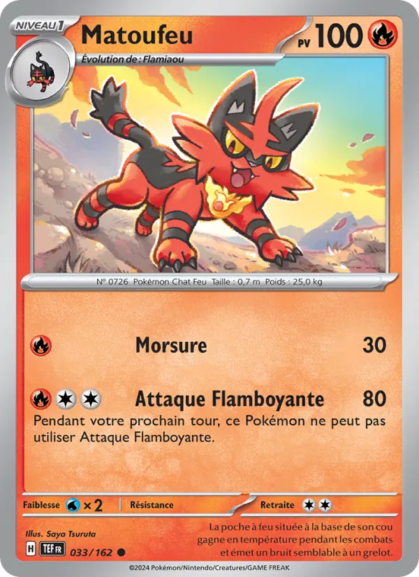 Carte Matoufeu 033/162 – Forces Temporelles